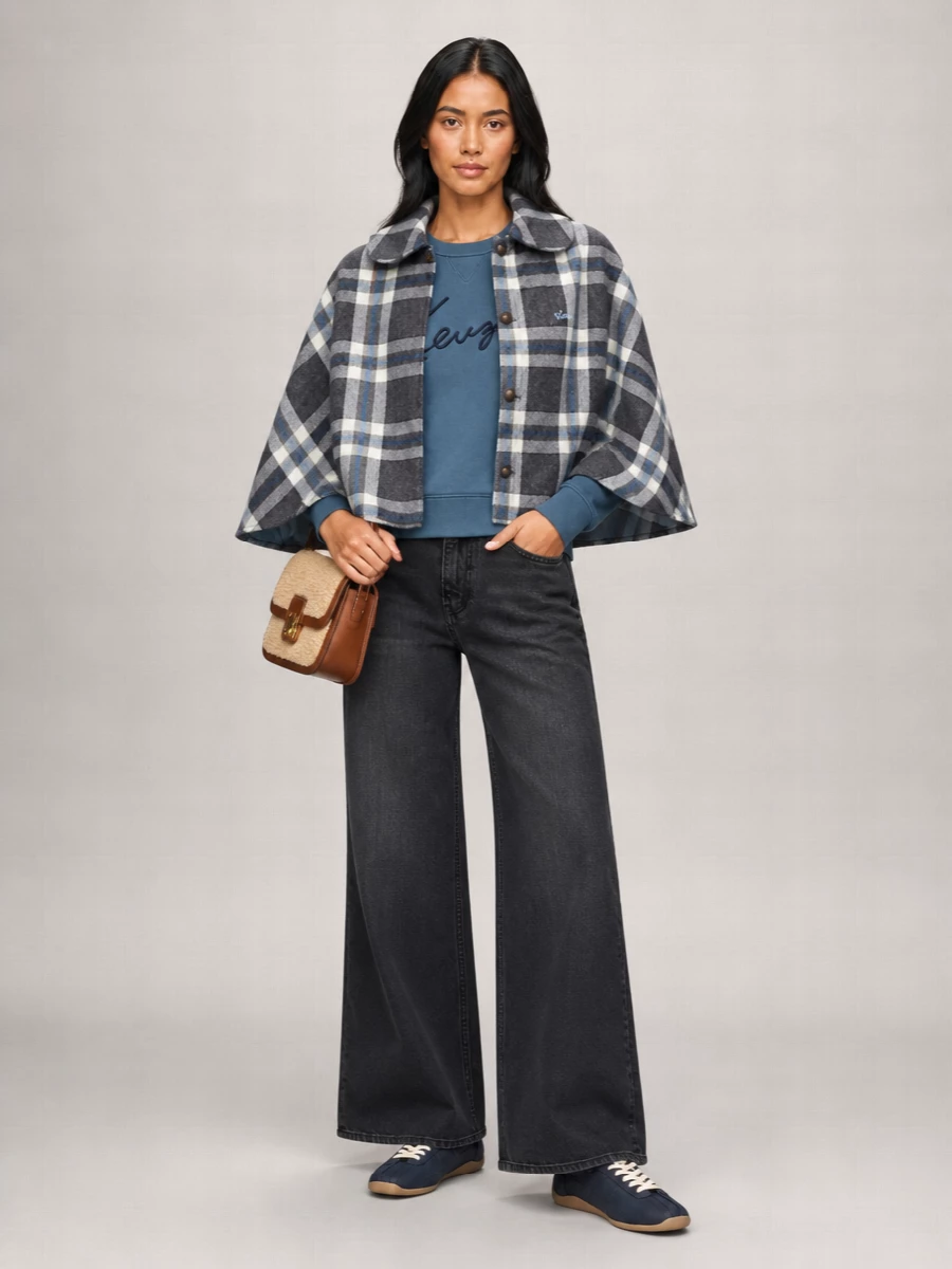 Kenzo wool-blend single-breasted cape