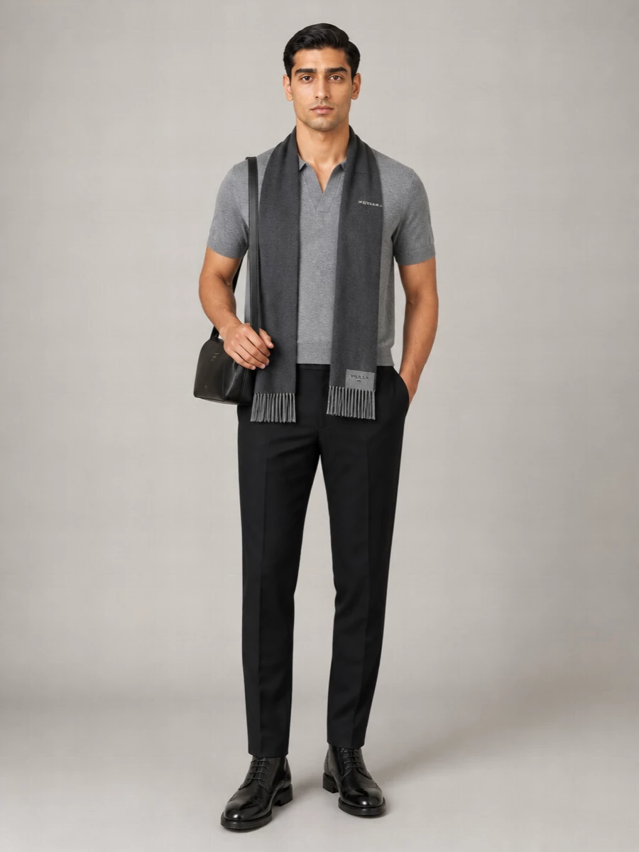 Alexander Mcqueen Wool Polo Shirt