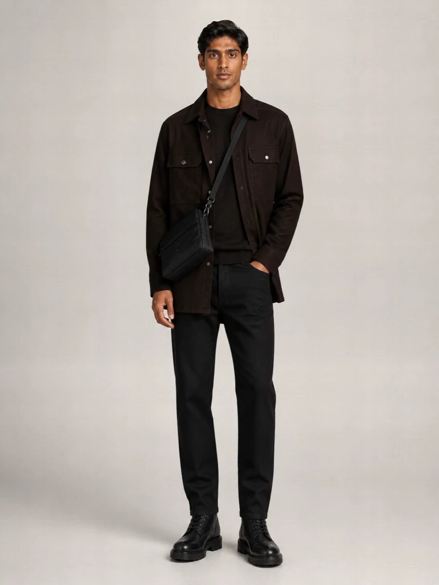 Rick Owens Leather Coat