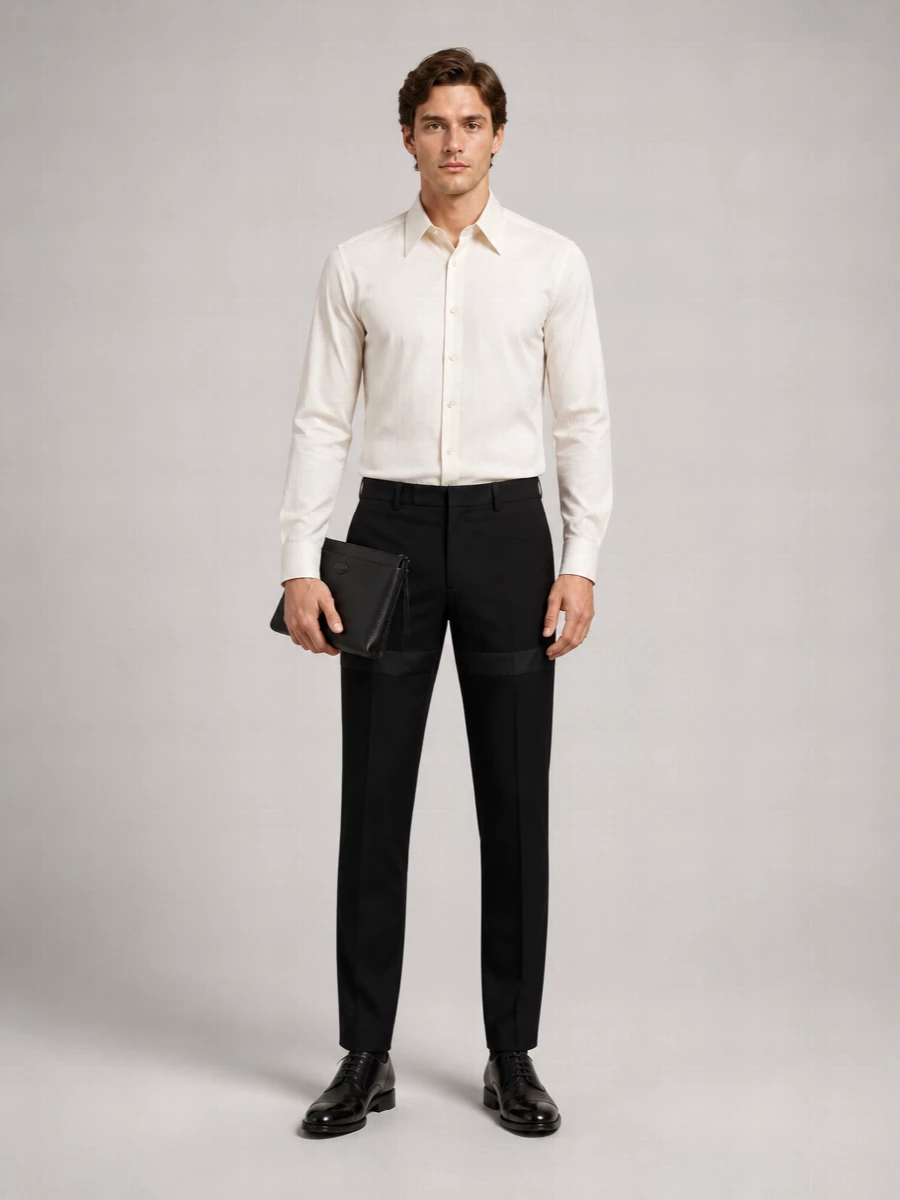 Church's Leather Cap Toe Lace-Up Shoes