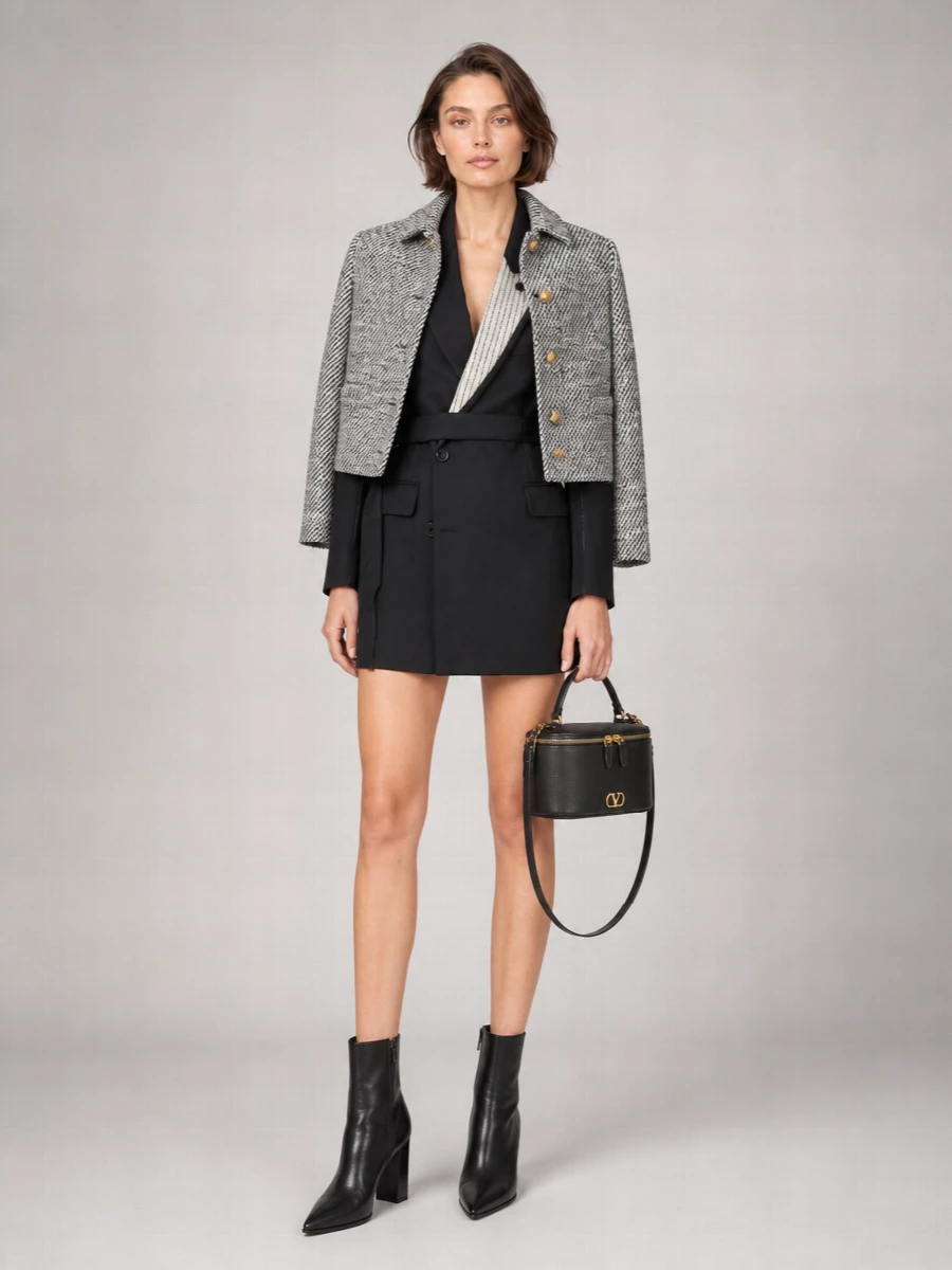 Valentino Garavani Vlogo Signature Mini Leather Cross-Body Bag