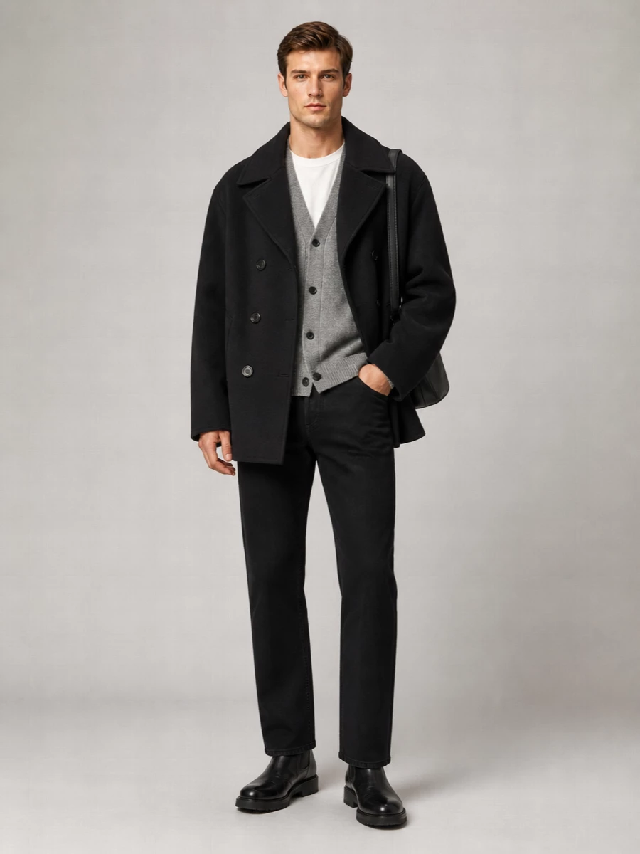 Acne Studios wool peacoat