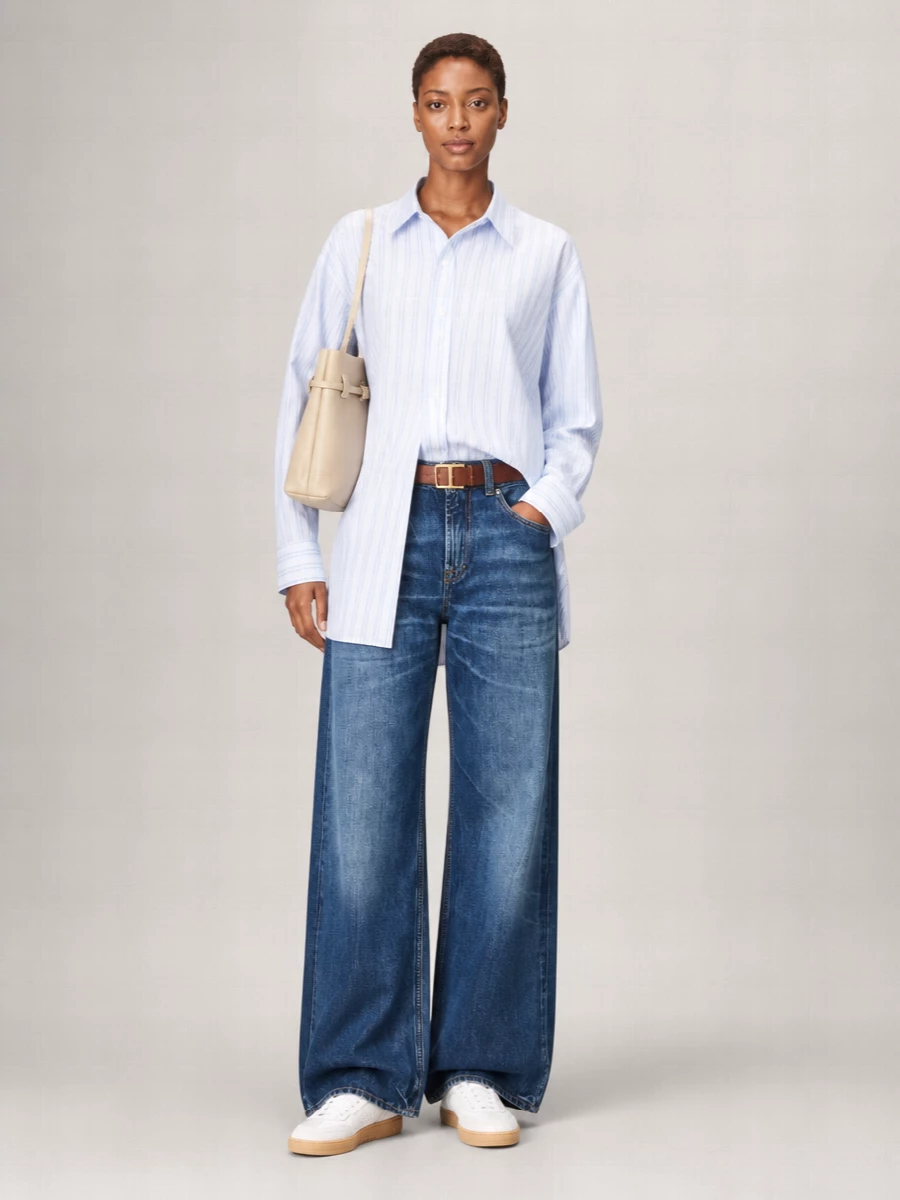 Our Legacy Wide-Leg High-Rise Jeans