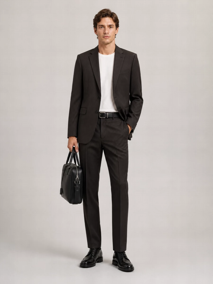 Saint Laurent Wool Suit Trousers