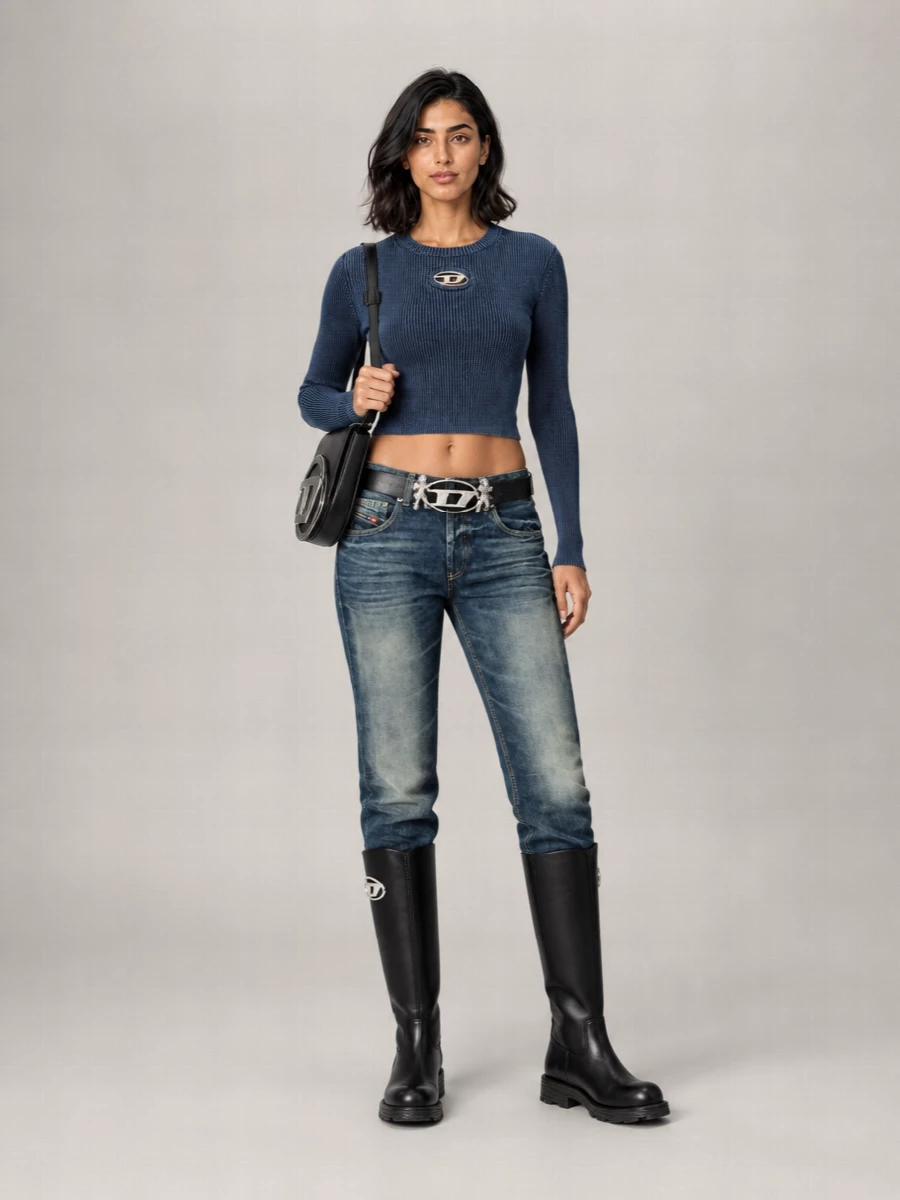 Diesel Denim Straight-Leg Jeans