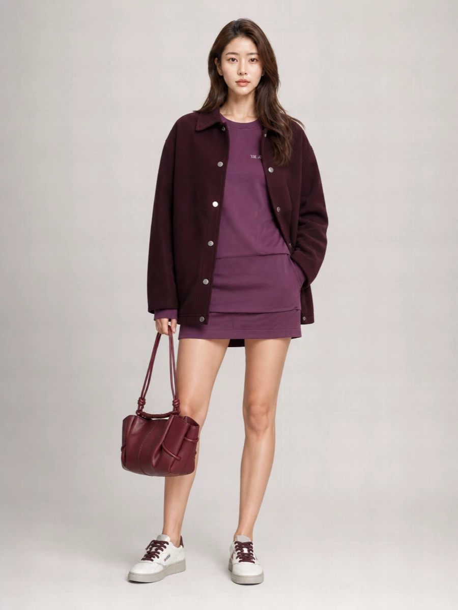 Autry Wool Single Breasted Coat