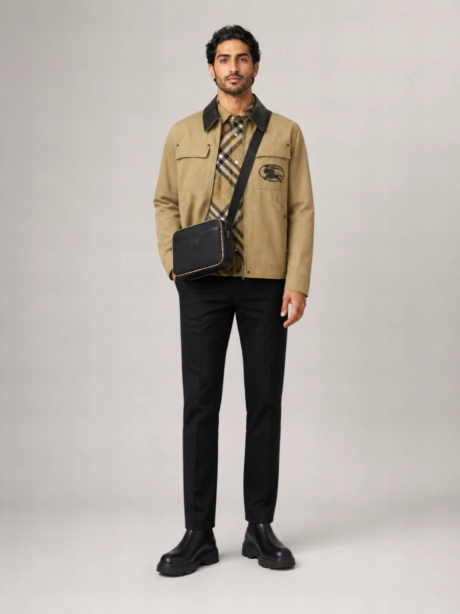 Burberry Cotton Single Breasted Coat