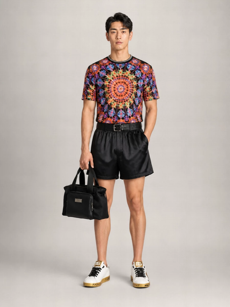 Dolce&Gabbana Mandala Print Short-Sleeve T-Shirt