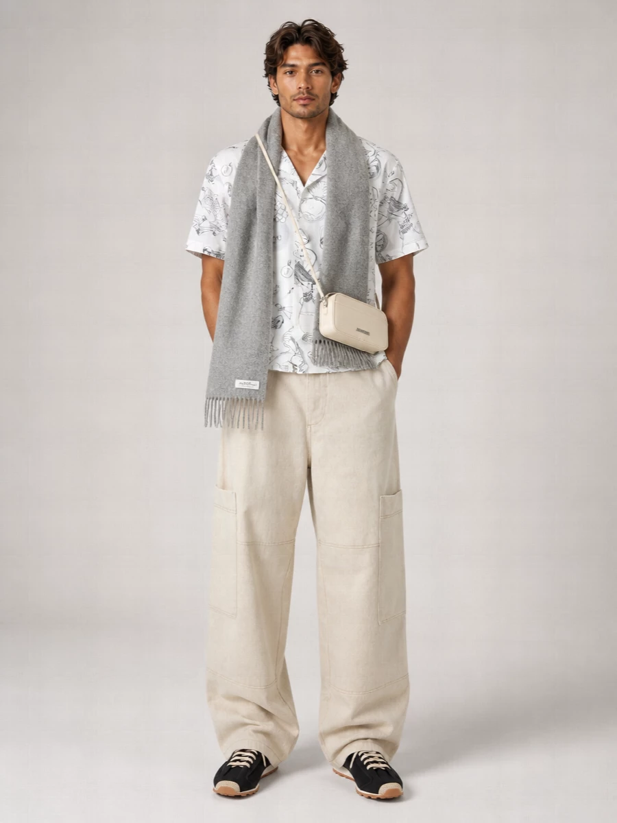 Jacquemus Printed Short-Sleeve Bowling Shirt