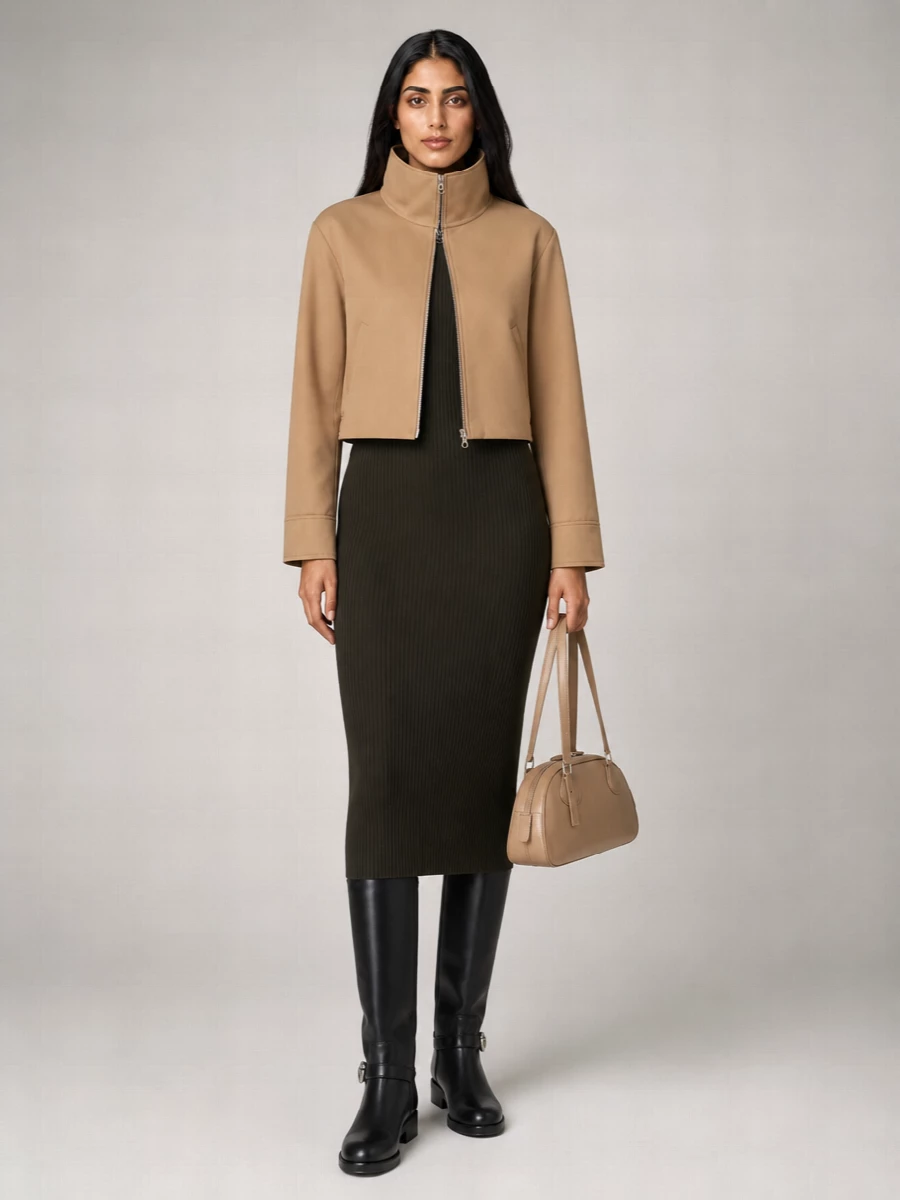 Coperni Leather Knee-High Flat Boots