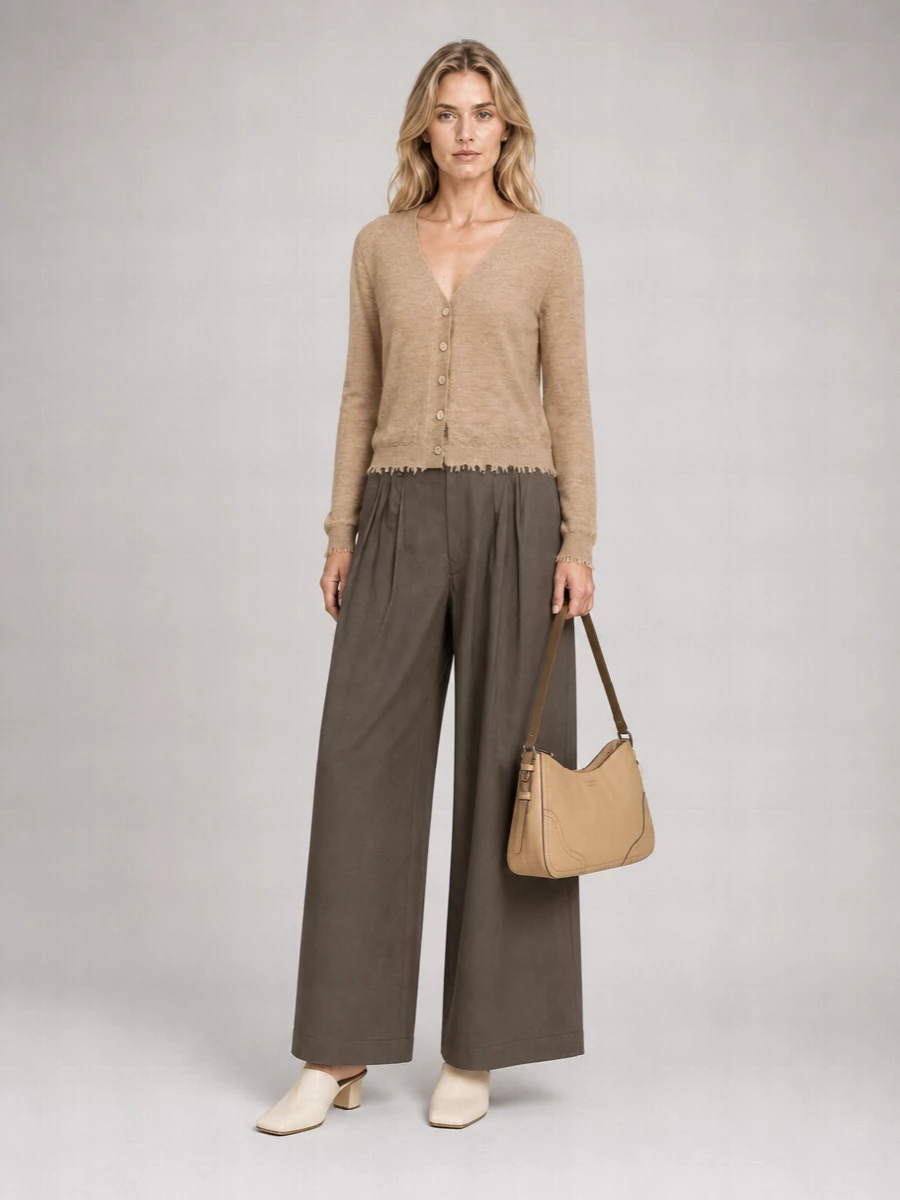 Uma Wang Cashmere Crewneck Cardigan