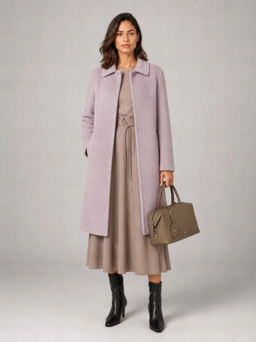 Tagliatore alpaca virgin wool coat