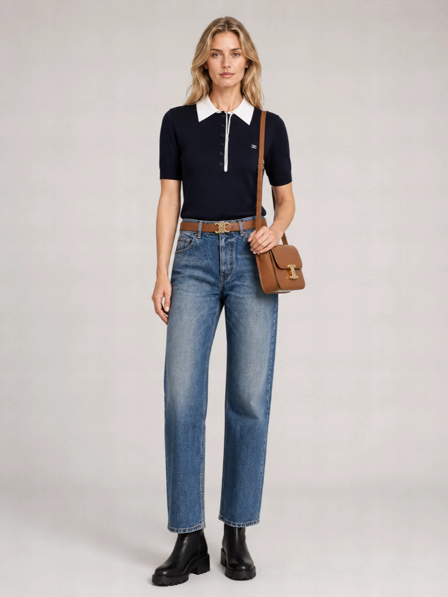 Celine High-Rise Bootcut Jeans
