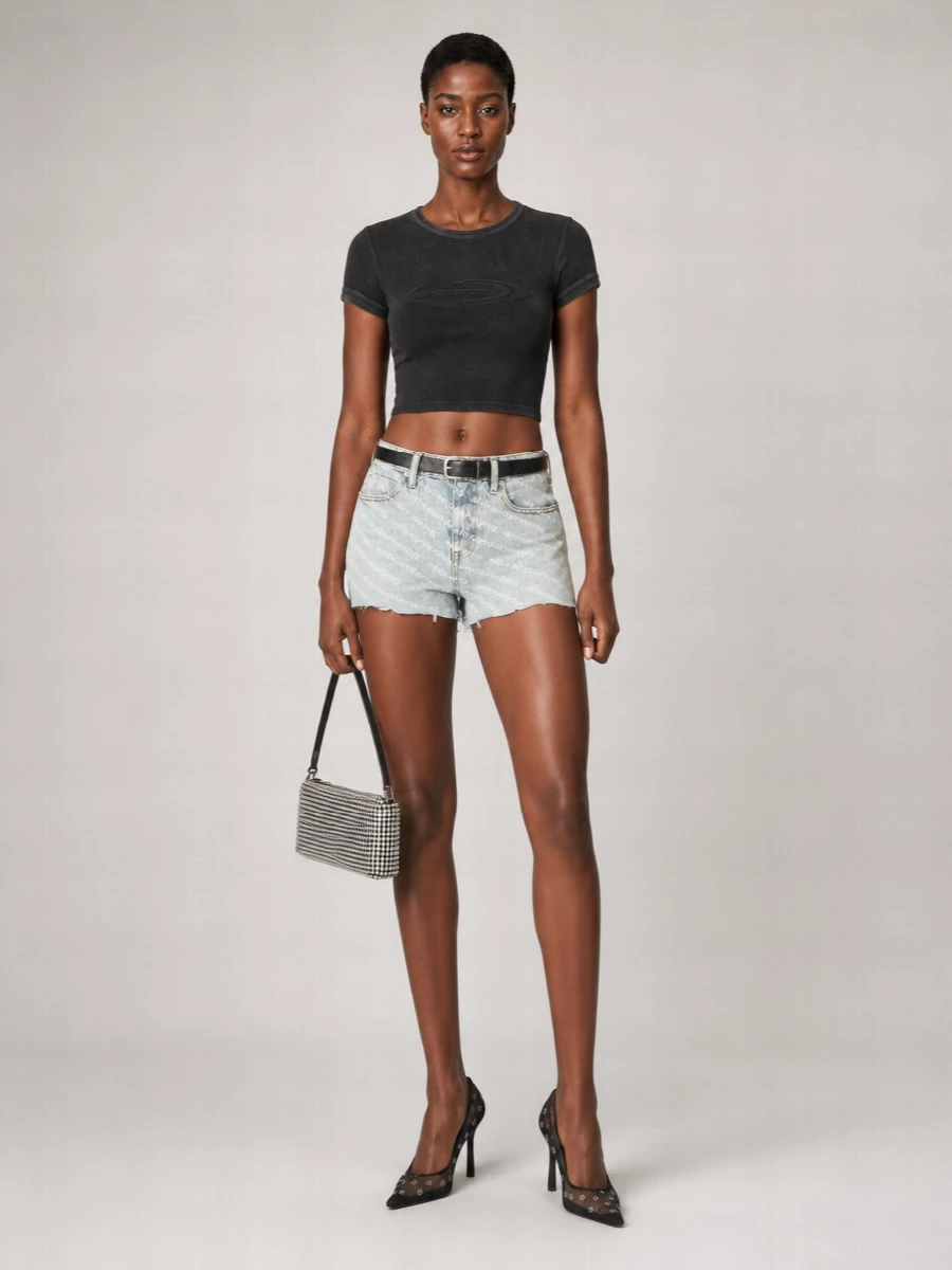 Alexander Wang Slim-Fit Logo T-Shirt