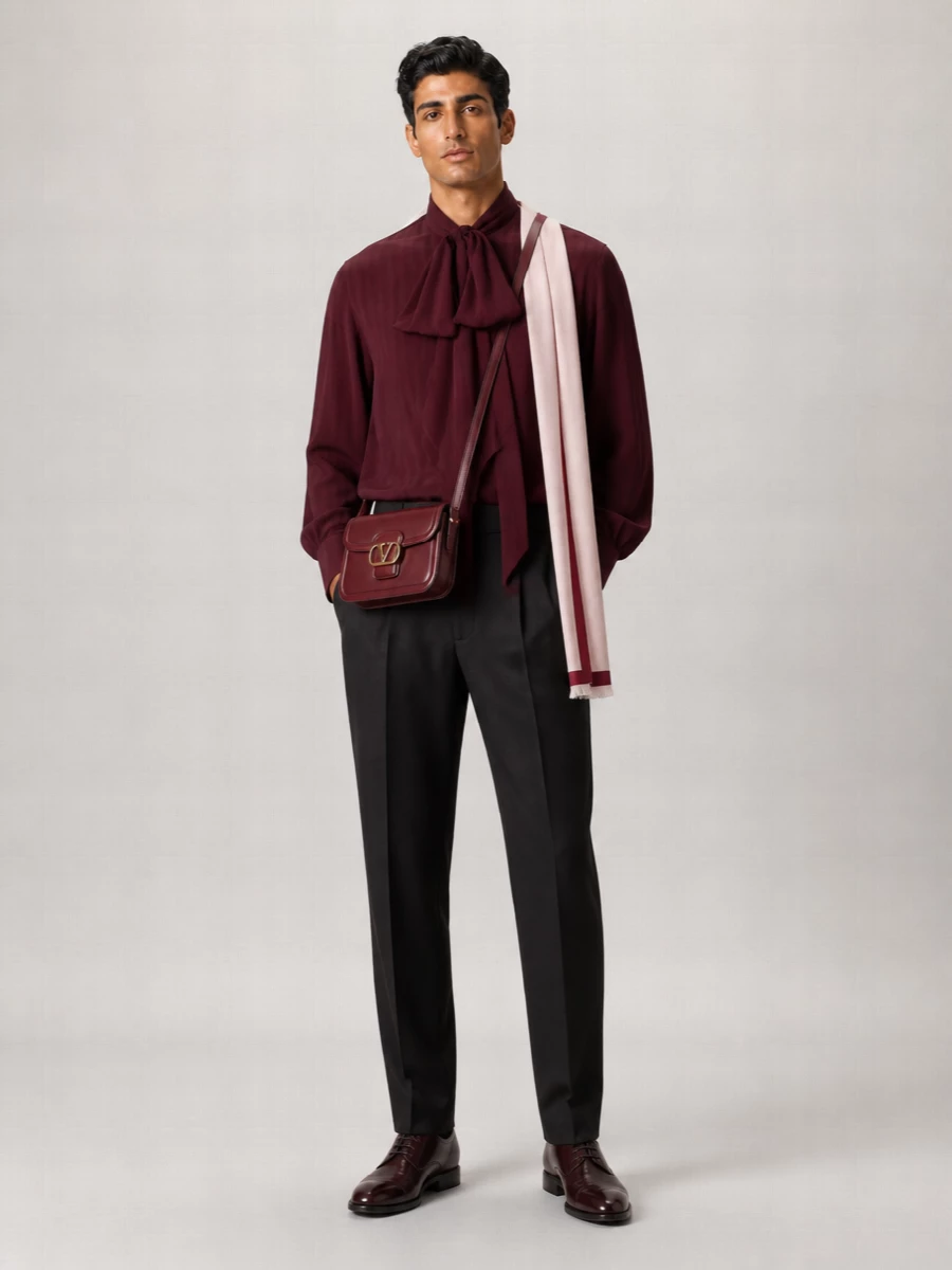 Etro Silk Blend Crepe Shirt