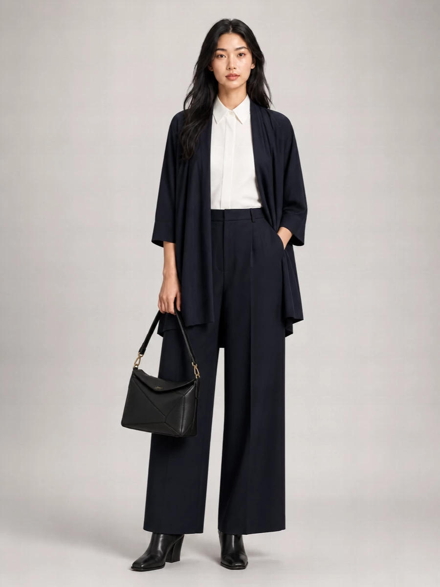 Loewe Draped V-Neck Mini Dress