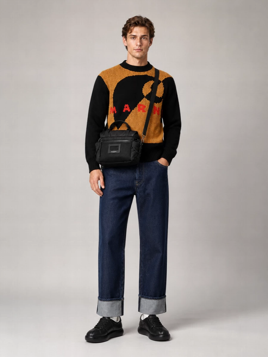Marni Wool And Silk Crewneck Jumper