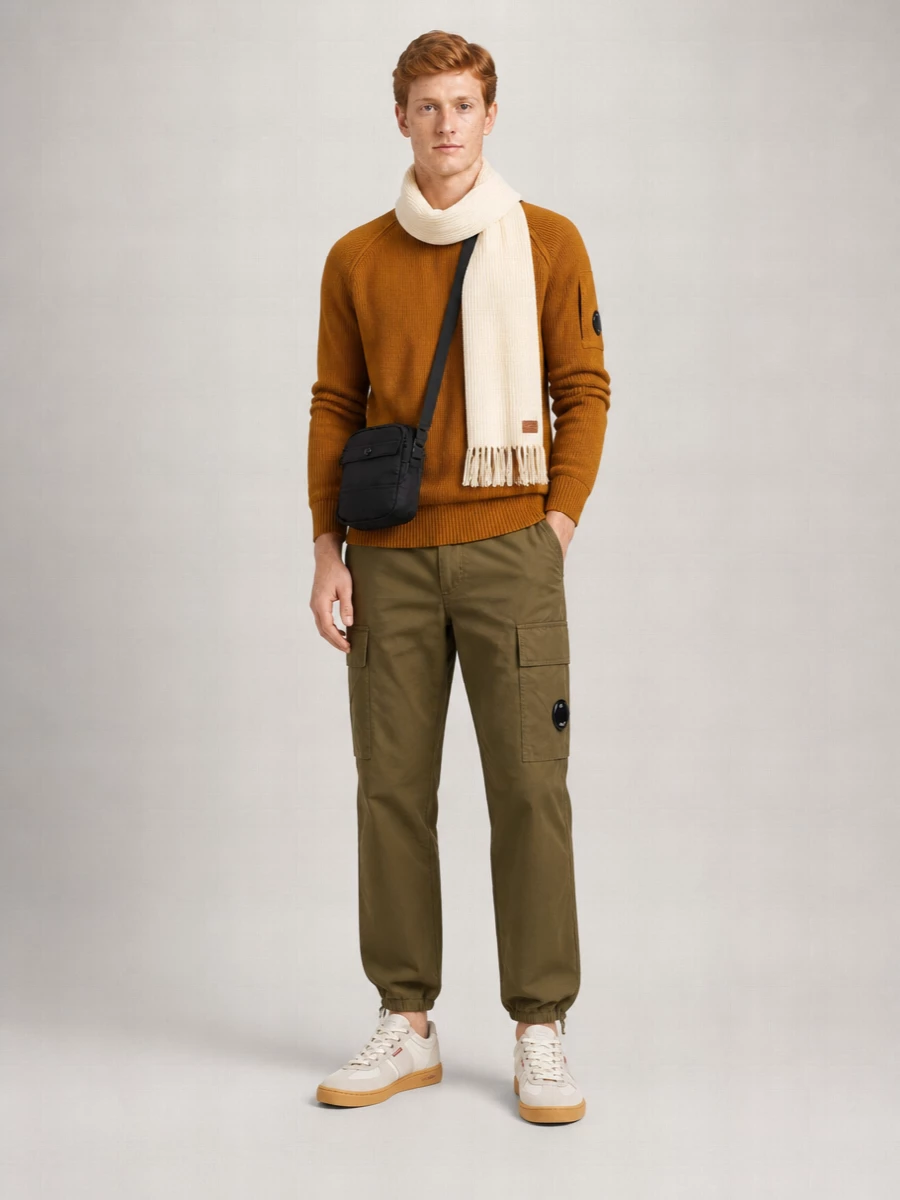 C.p. Company Cotton Crew Neck Jumper