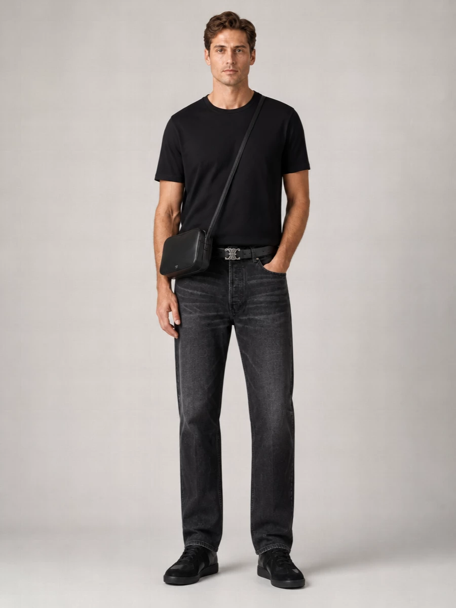 Maison Margiela Leather Low-Top Sneakers