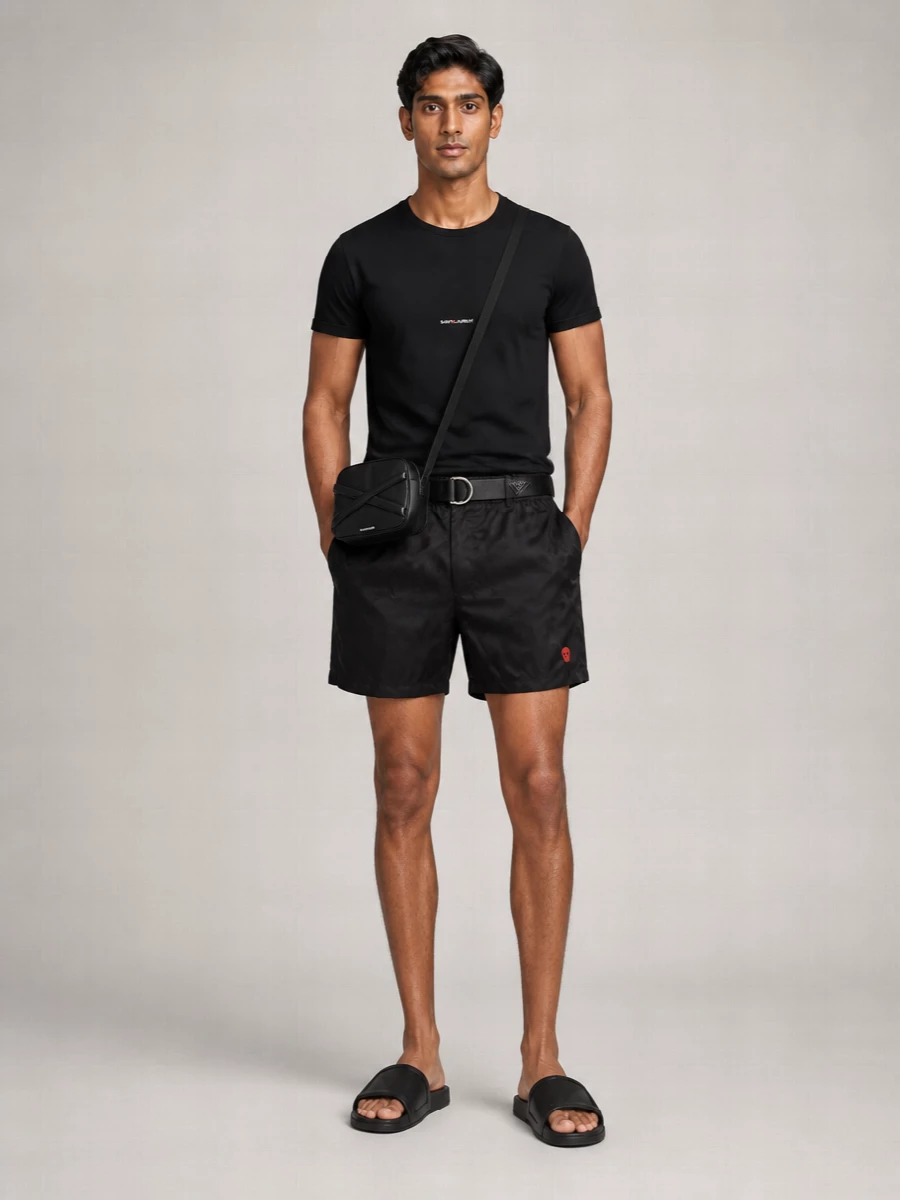 Alexander Mcqueen Printed Swimming Trunks