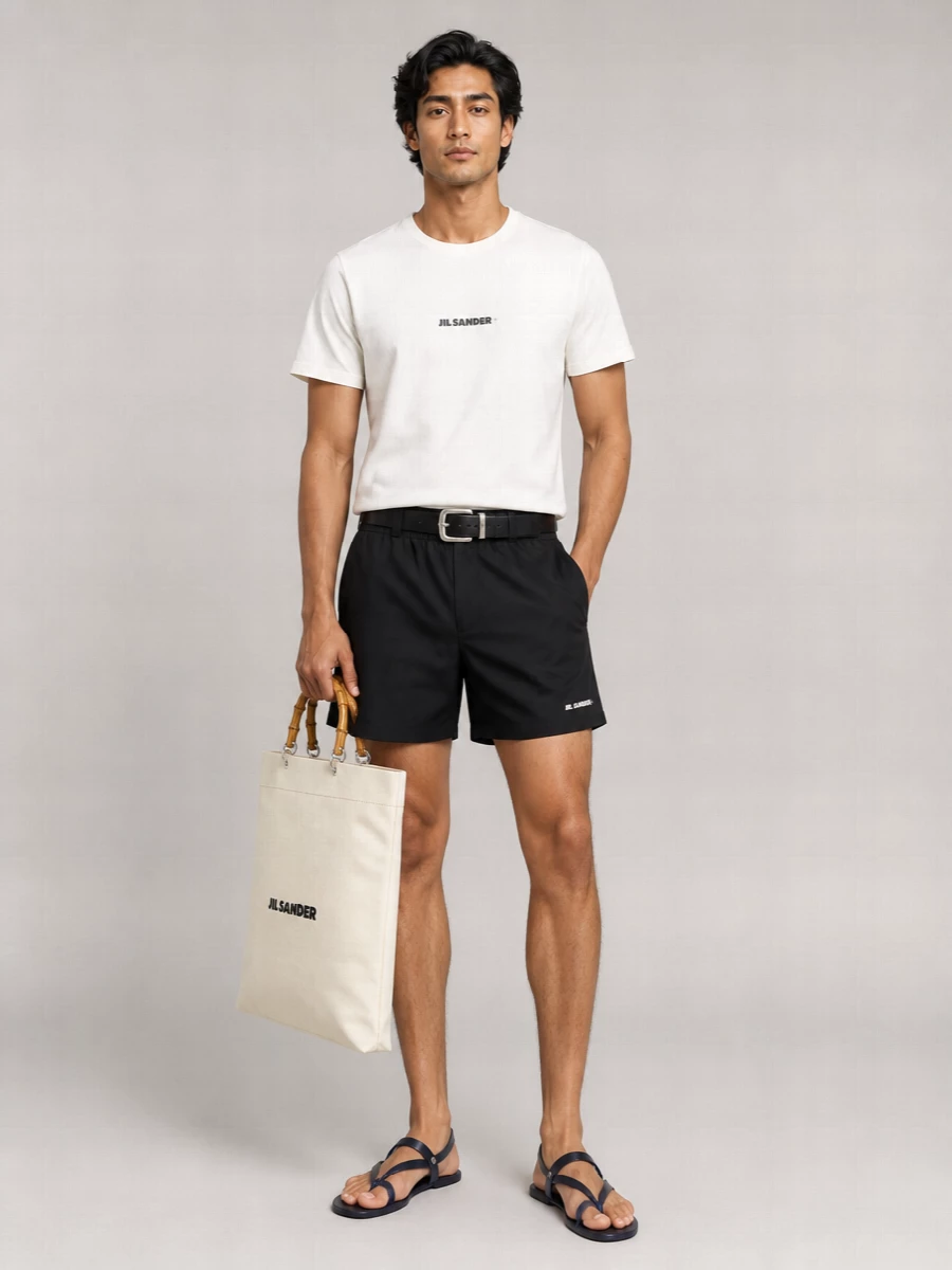 Jil Sander Logo Swim Shorts