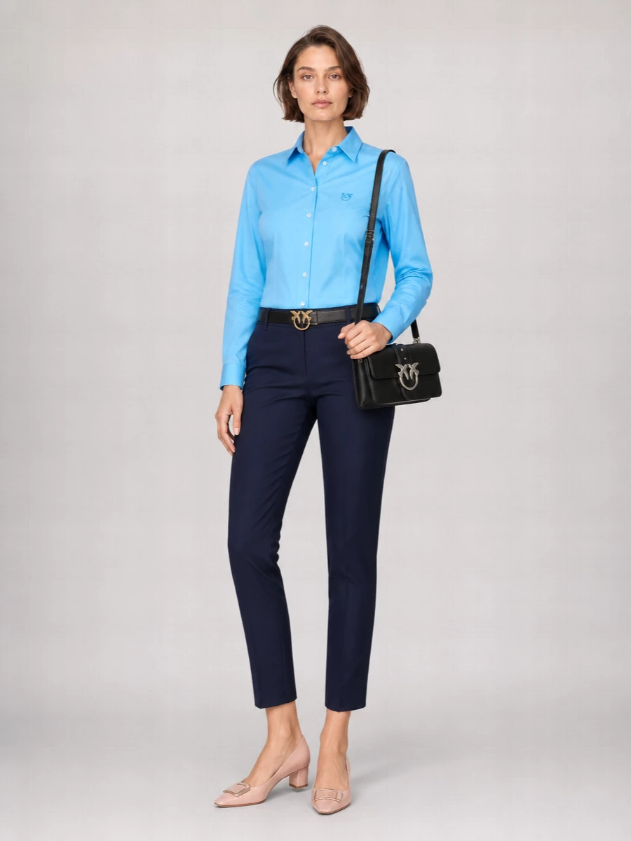 Pinko Cotton Long-Sleeve Shirt