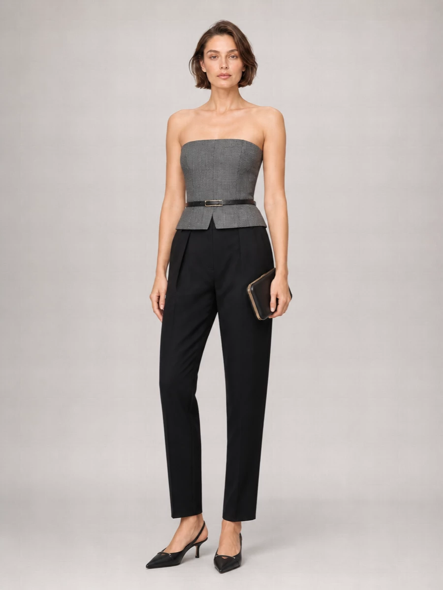Magda Butrym Wool Corset Top