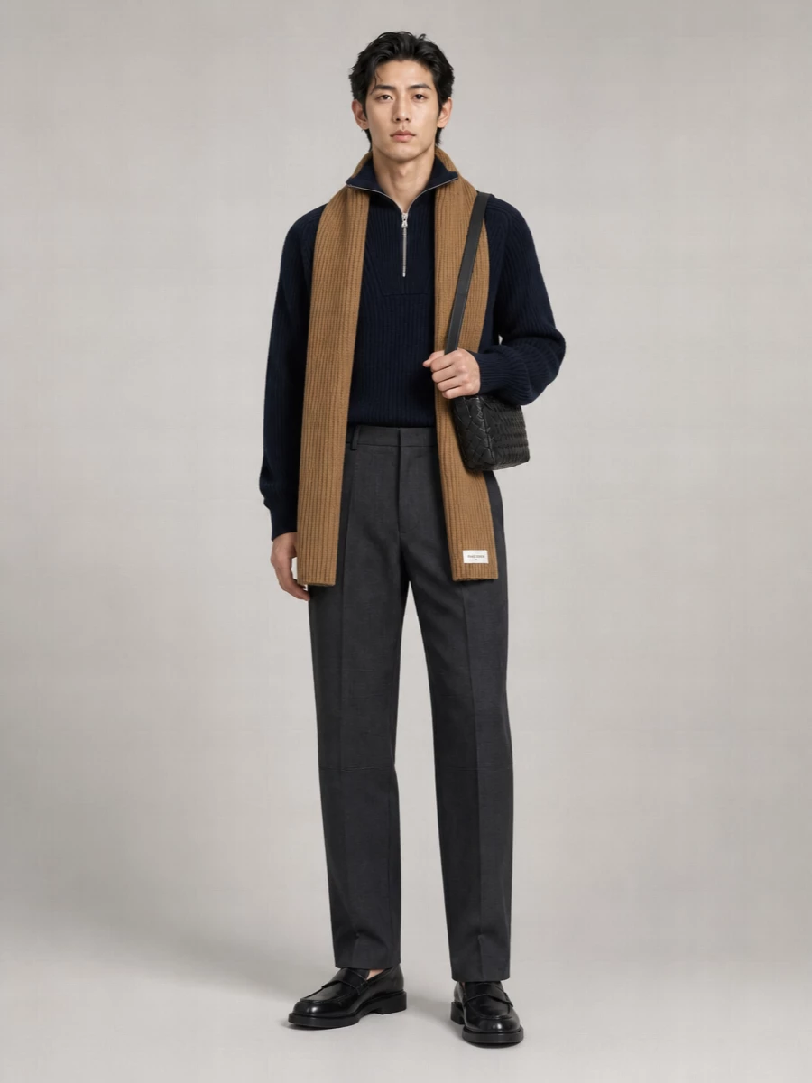 Jil Sander Wool Polo Sweater