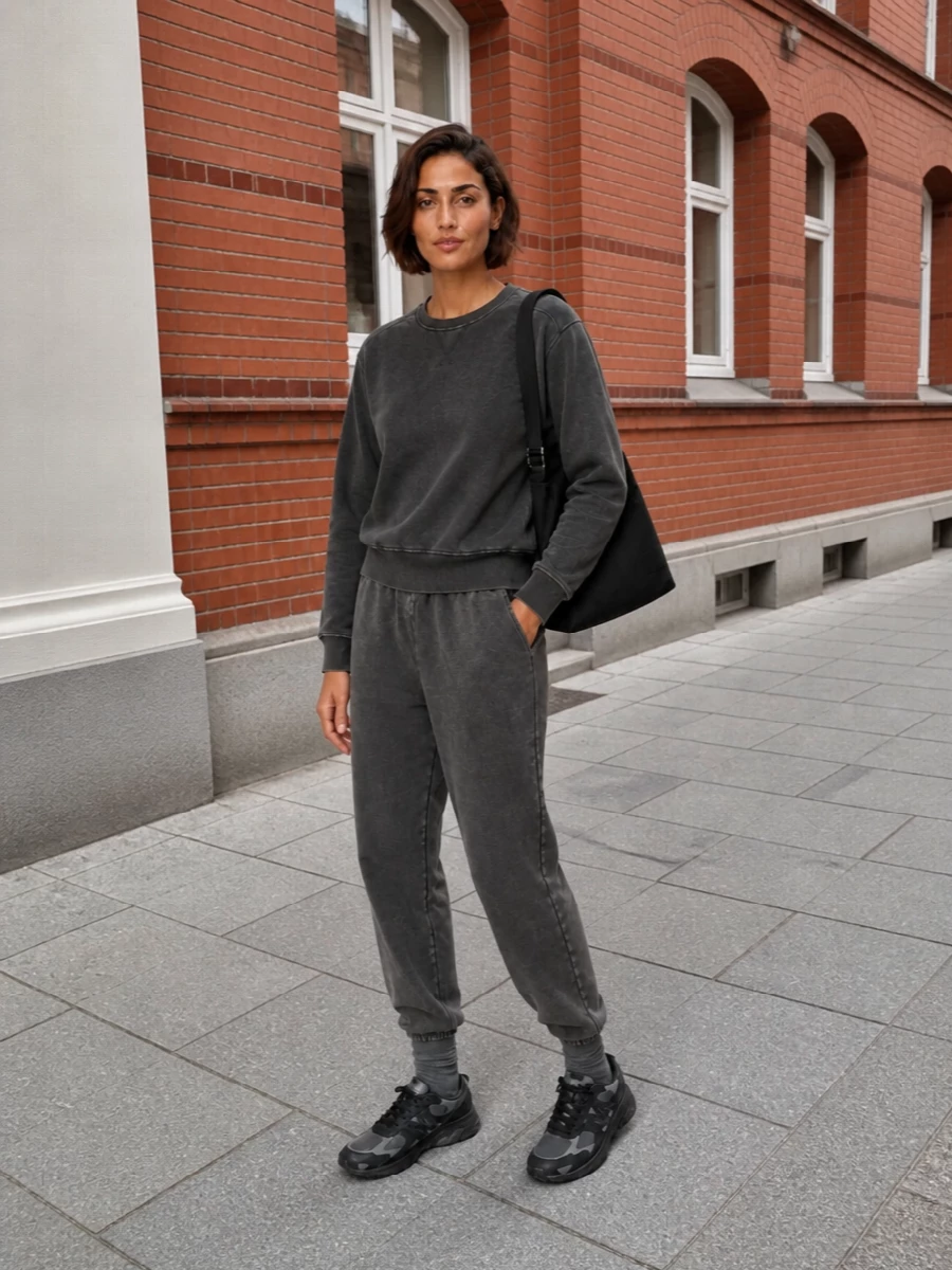Entire studios charcoal jogger new balance outfit