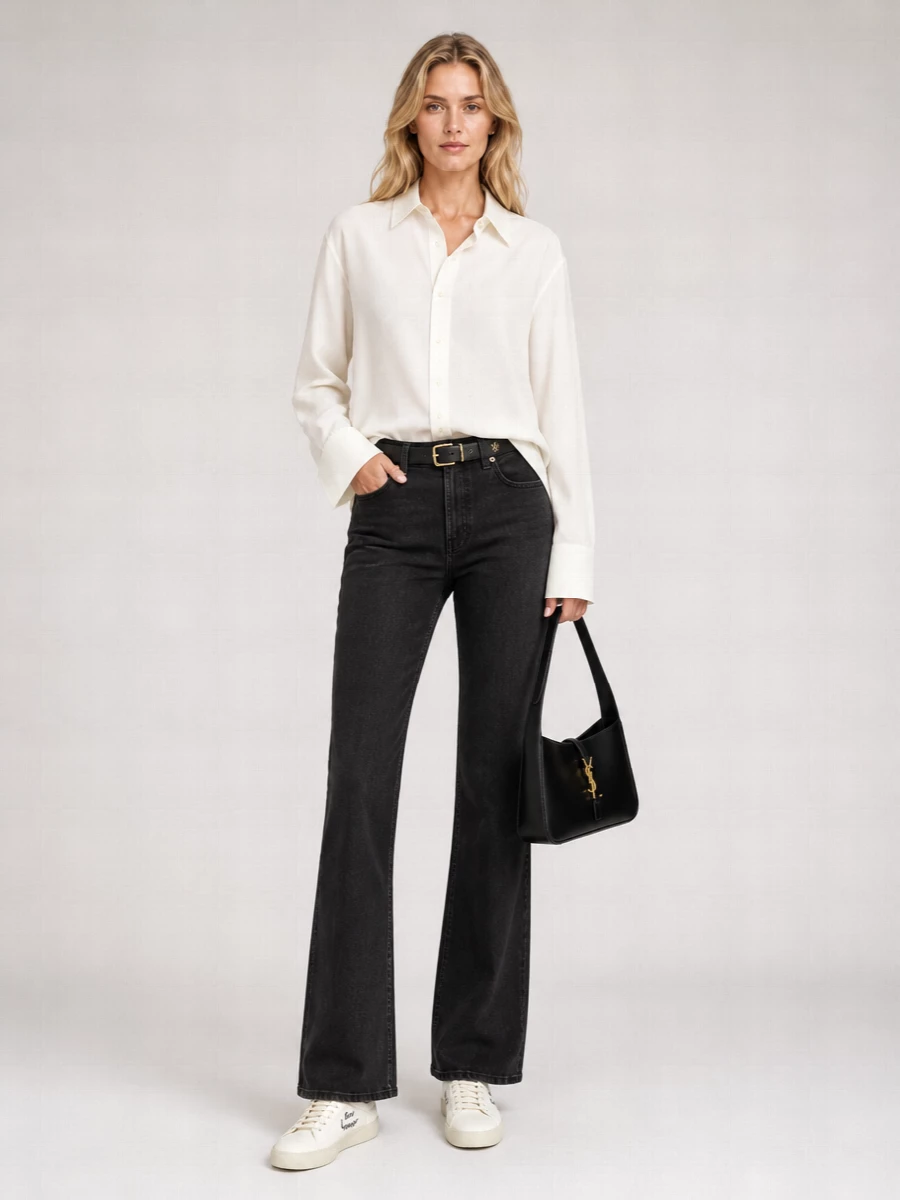 Saint Laurent straight-leg denim jeans