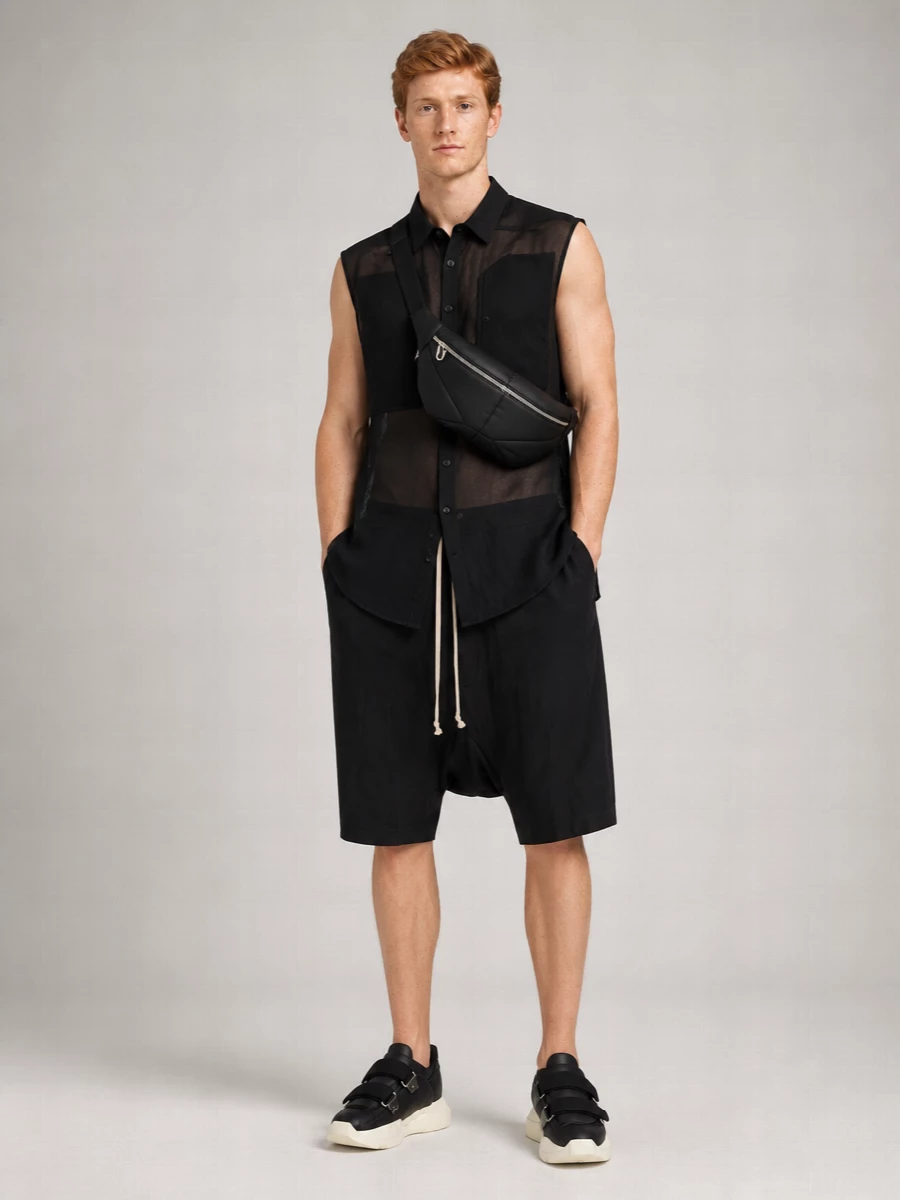 Rick Owens Sleeveless Shirt