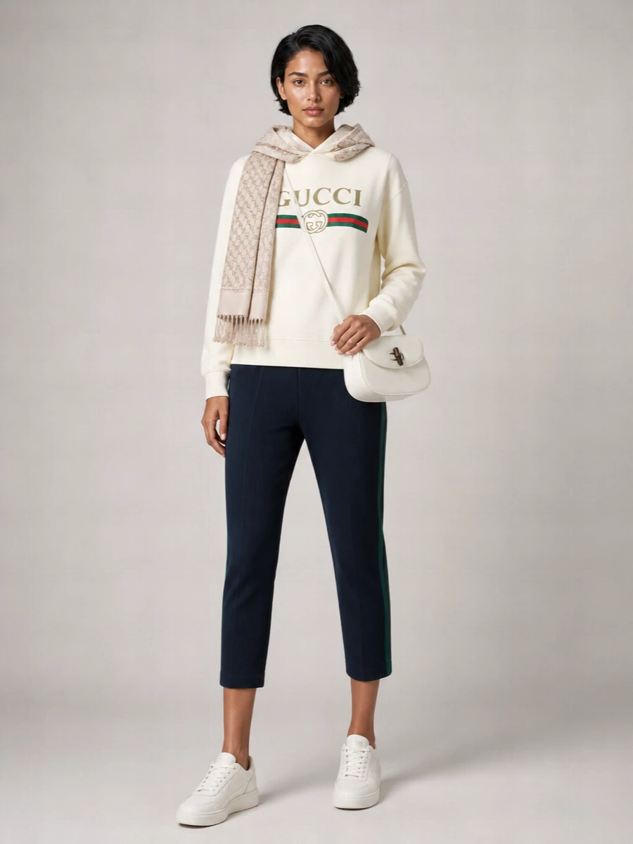 Gucci Nylon Low-Top Sneakers
