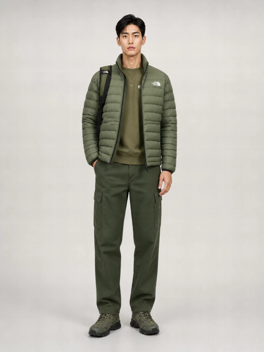 The North Face Quilted Down Puffer Jacket