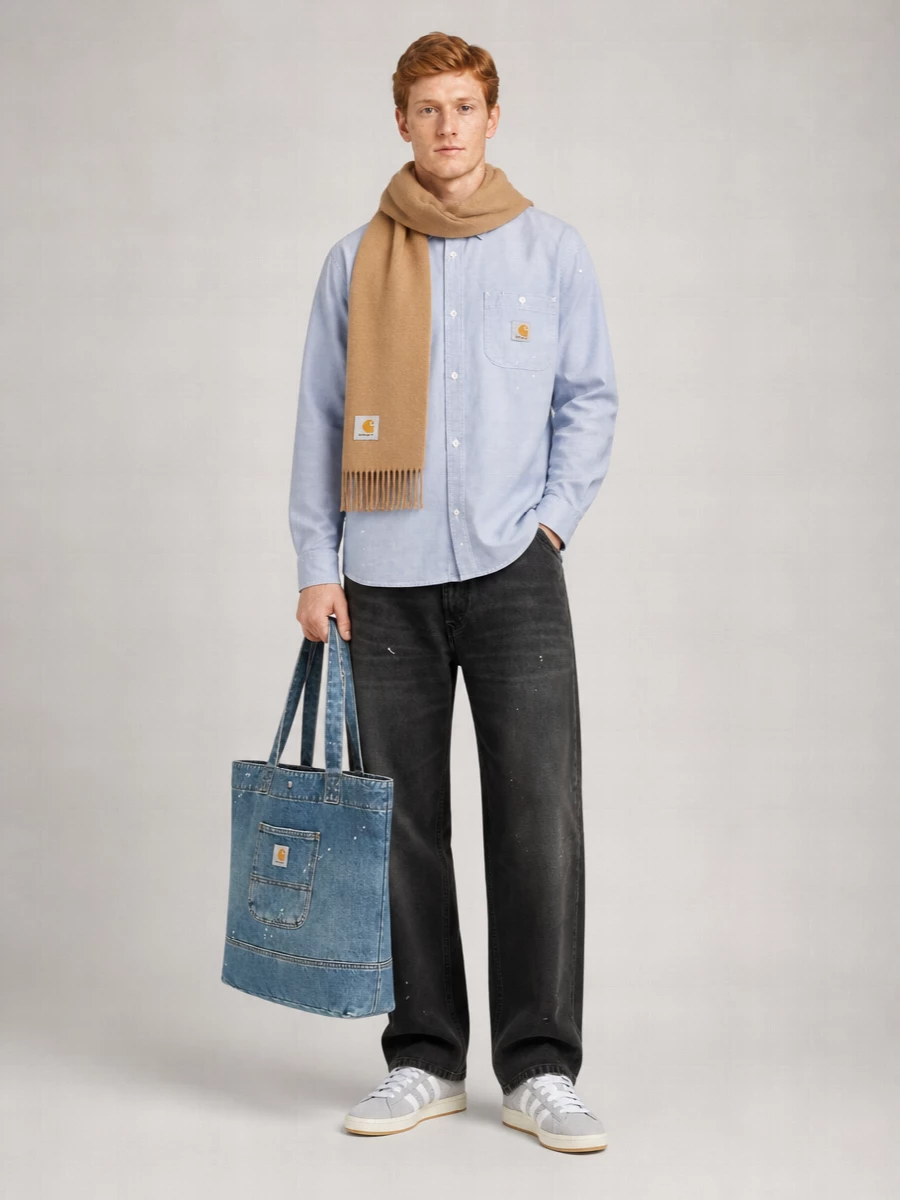 Carhartt Wip Denim Long-Sleeve Painter Shirt