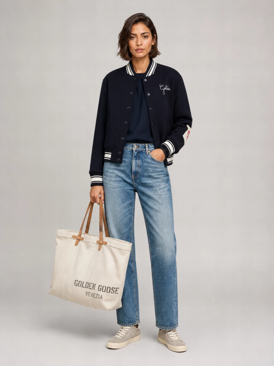 Golden Goose Virgin Wool Bomber Jacket