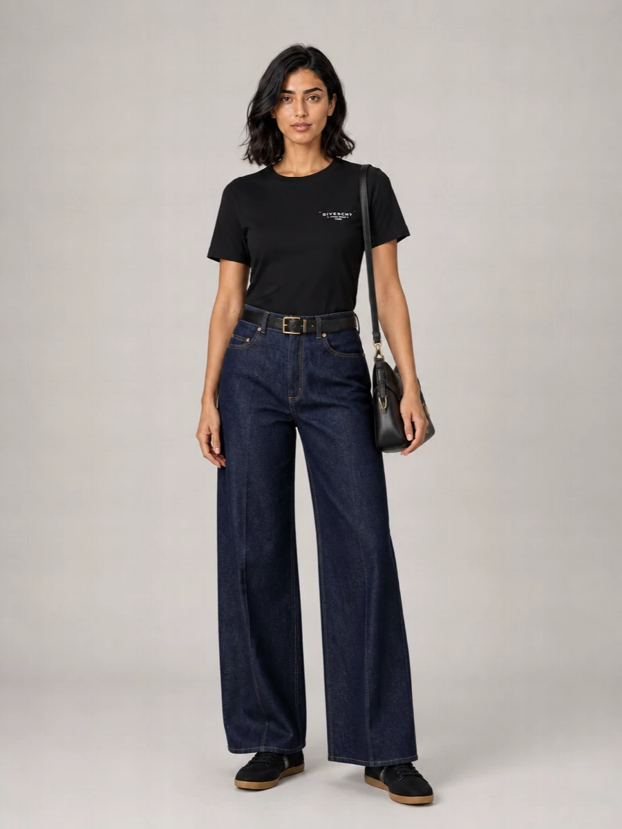 Givenchy Cotton Logo Print Short Sleeve T-Shirt