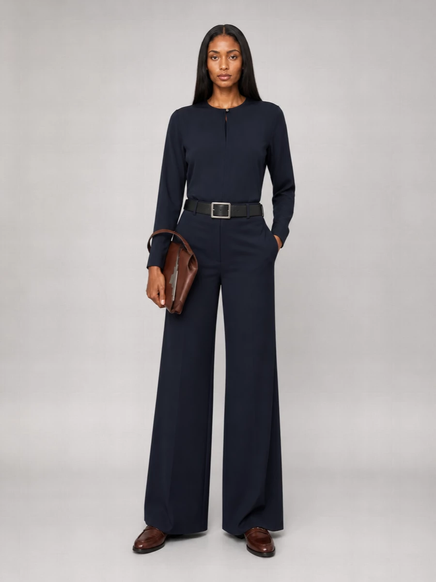 Max Mara Knit Wide-Leg Trousers