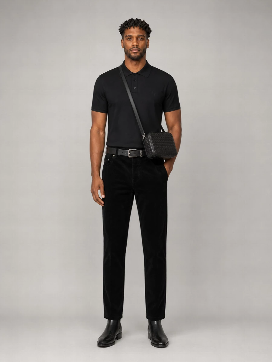 Saint Laurent Wool Polo Sweater