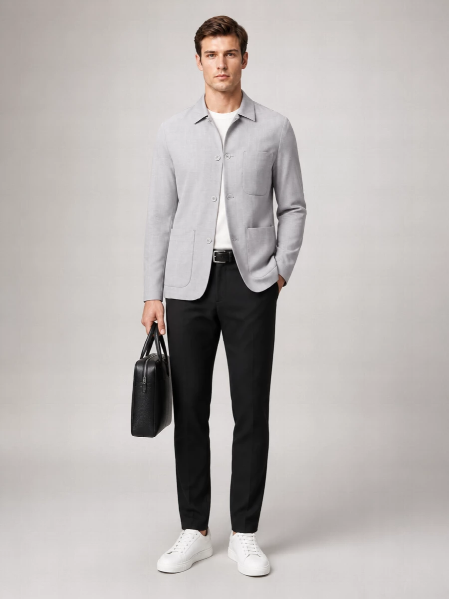 Emporio Armani Virgin Wool Suit Jacket