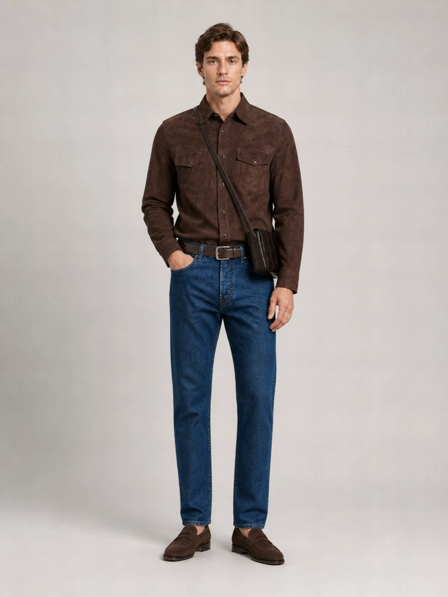 The Row Leather Belt