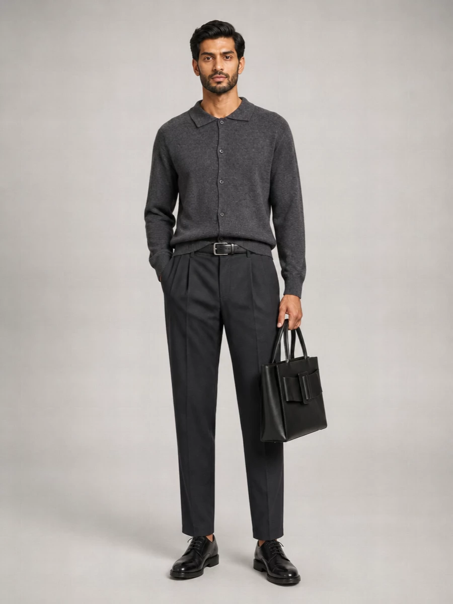 Dunst High-Rise Wide-Leg Tailored Trousers