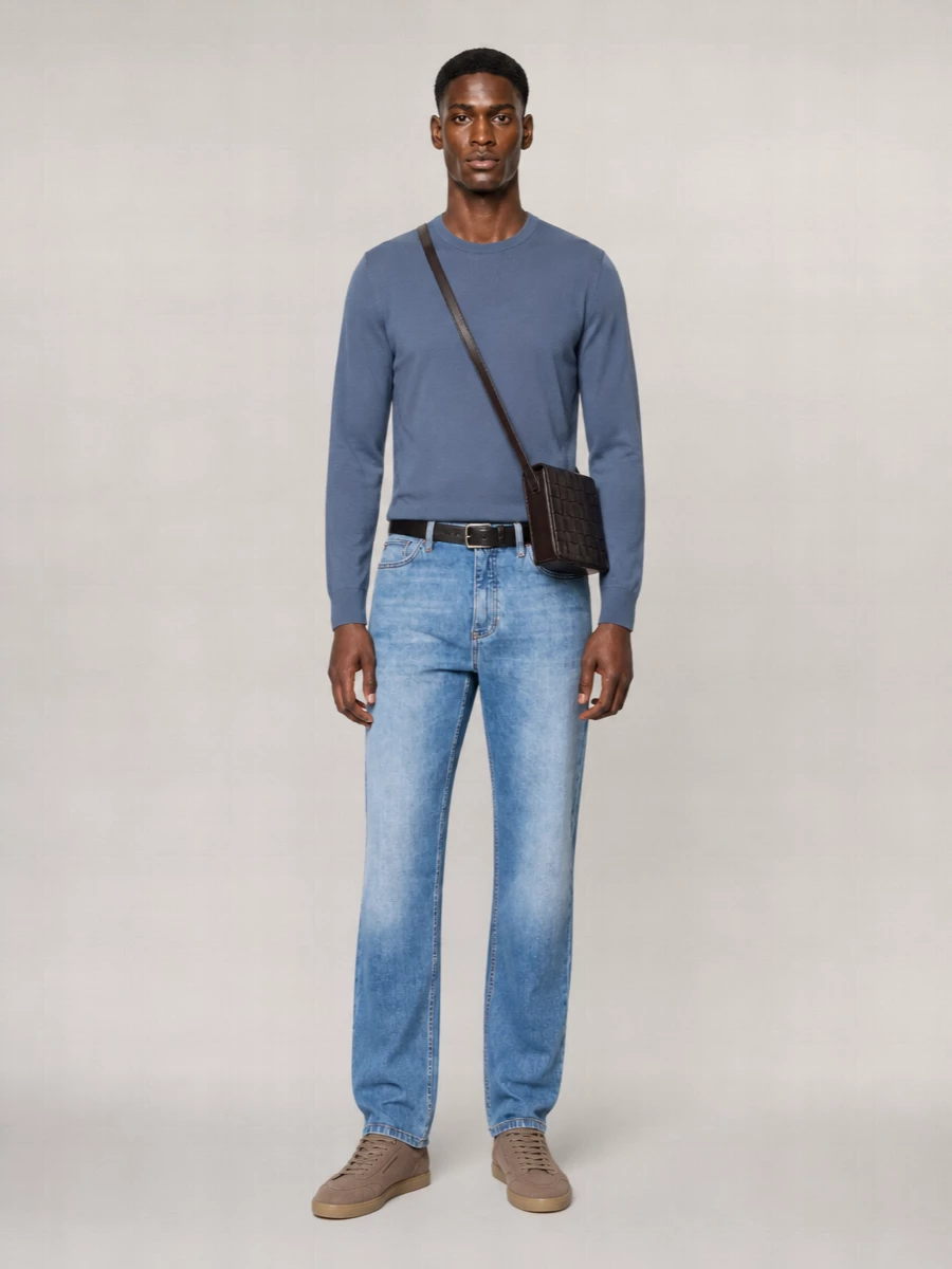 Zegna Leather Belt