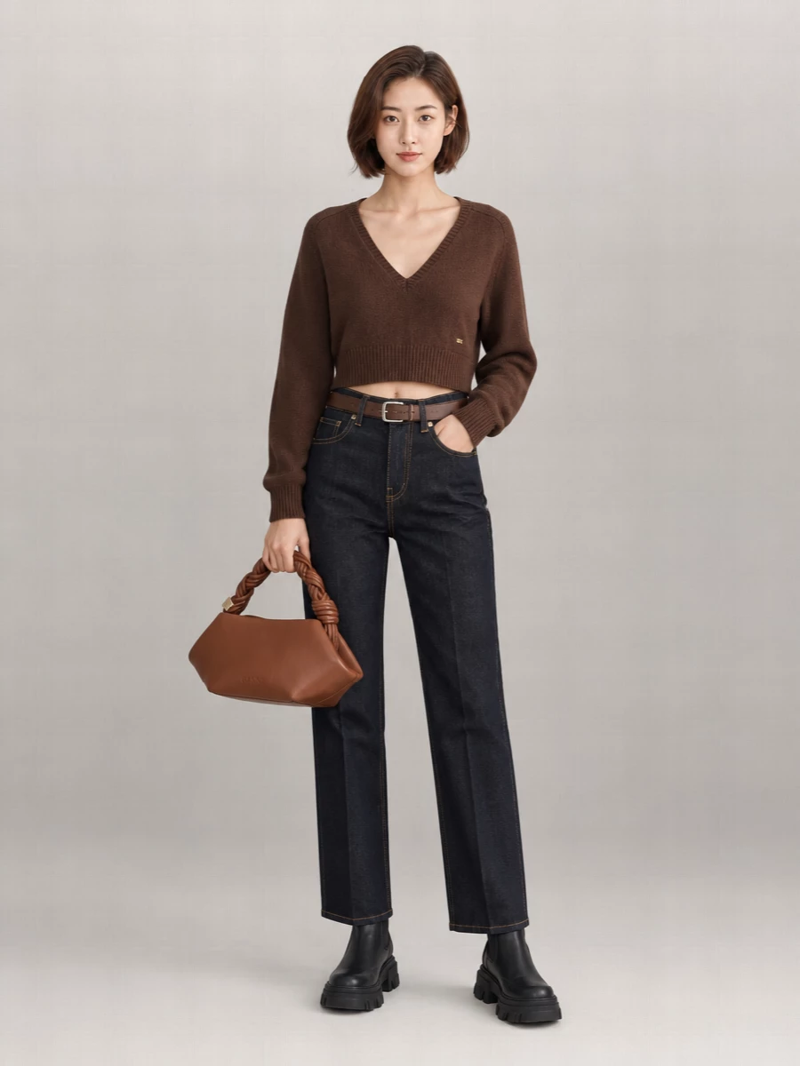 Ganni Bou Mini Leather Shoulder Bag