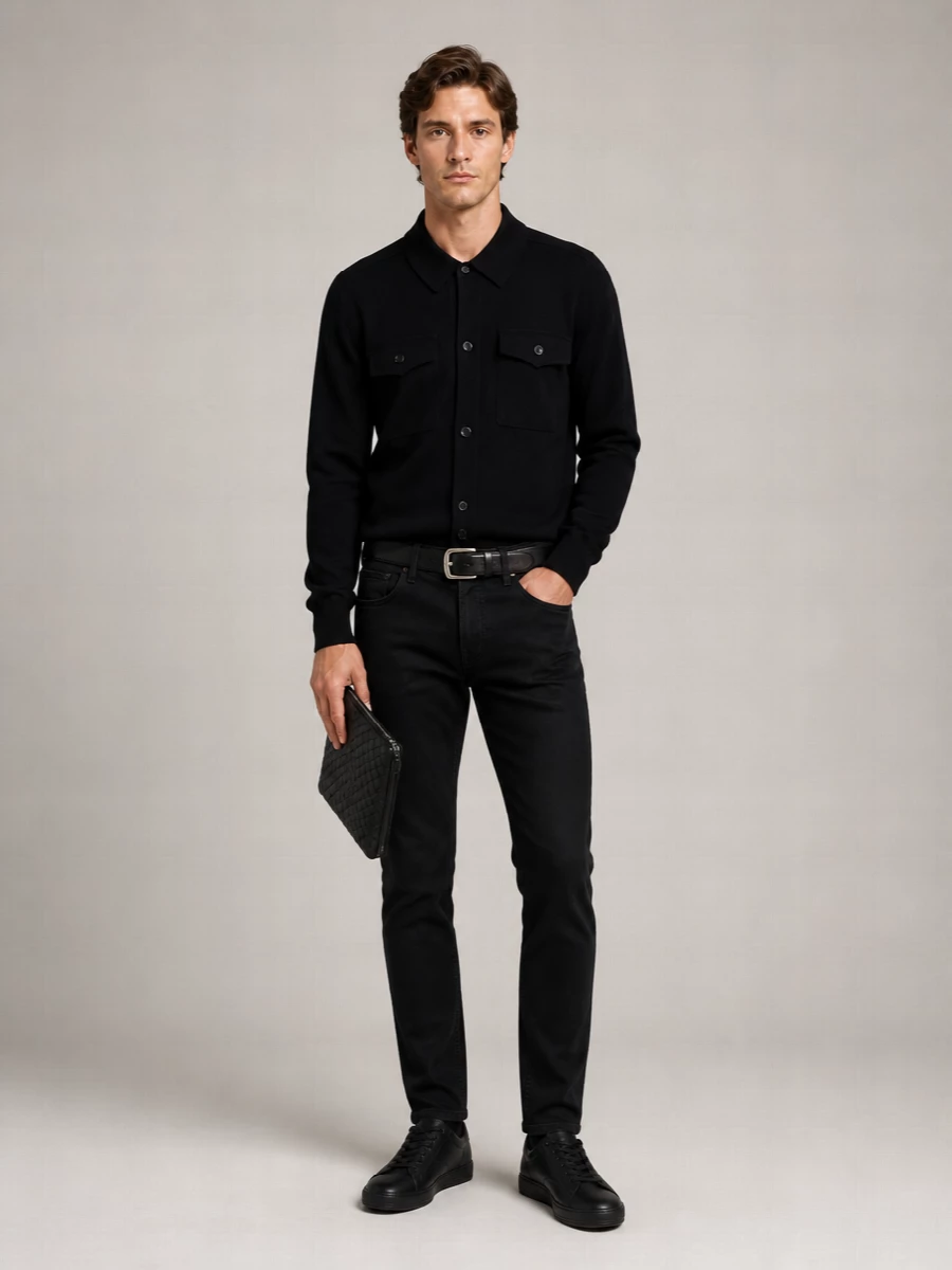 Tom Ford Leather Slim Belt