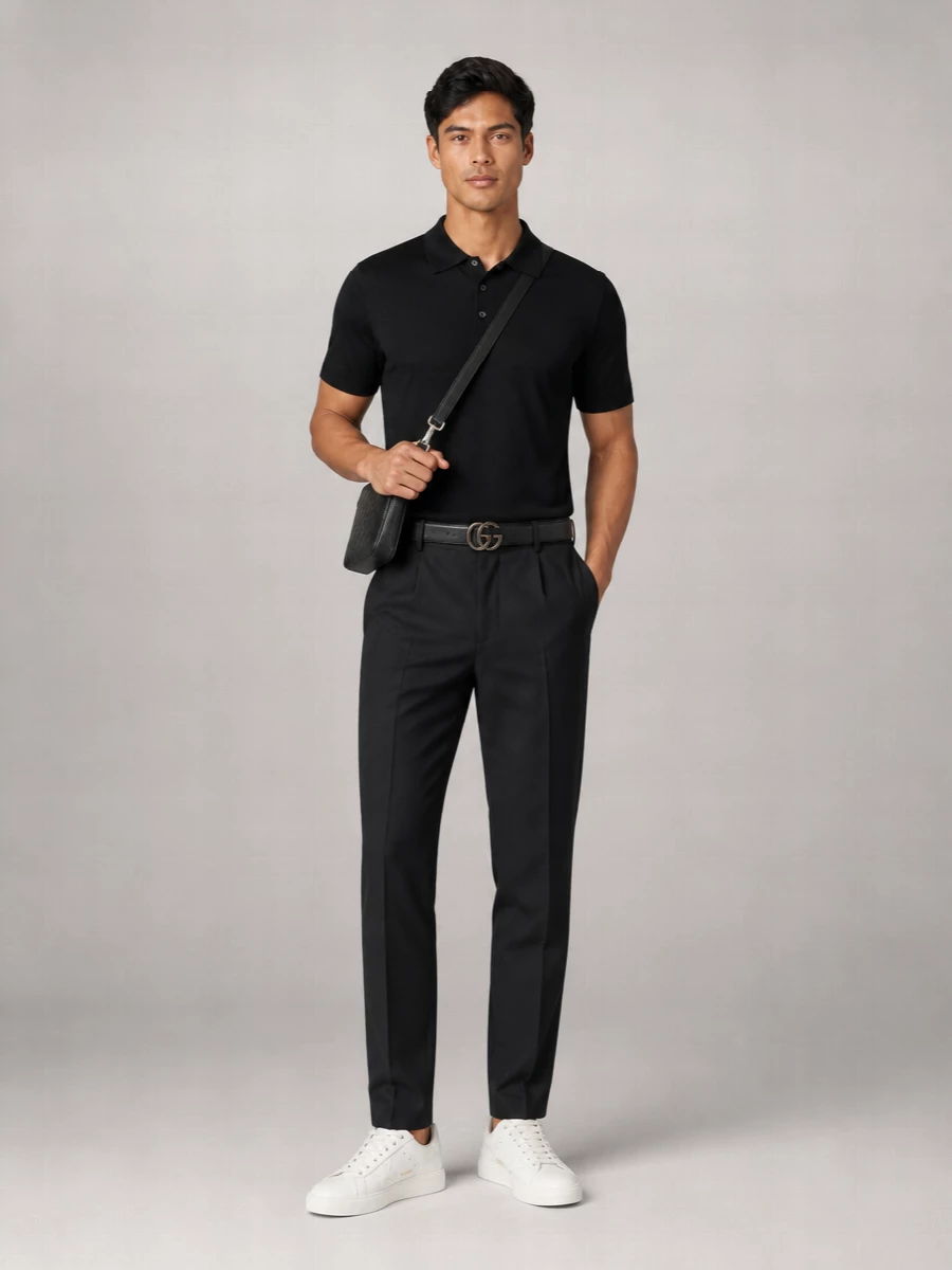 Golden Goose Wool Polo Shirt