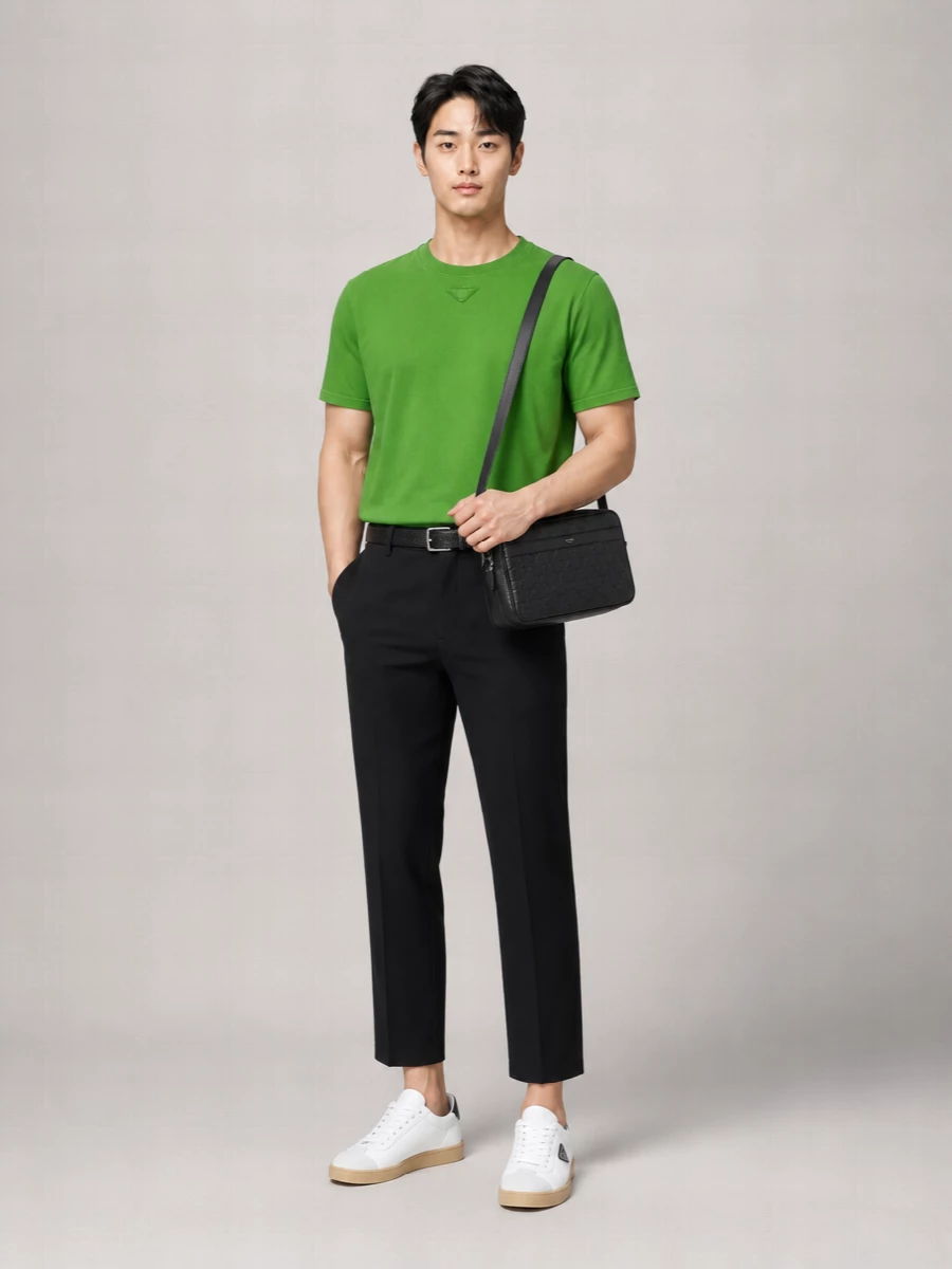 Prada Cotton Relaxed-Fit Short-Sleeve T-Shirt