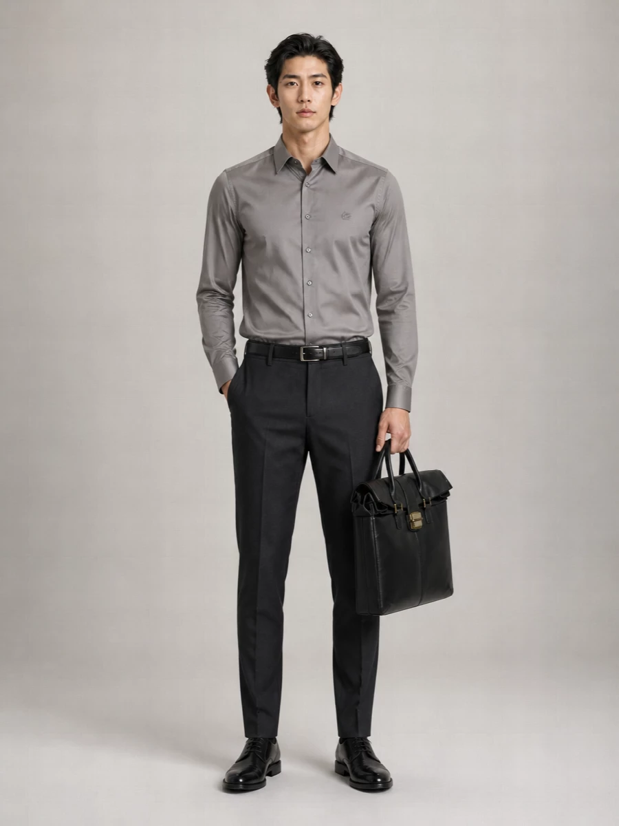 Emporio Armani Leather Briefcase