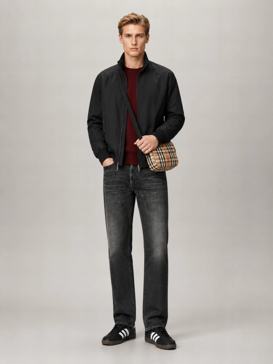 Baracuta padded hooded puffer jacket