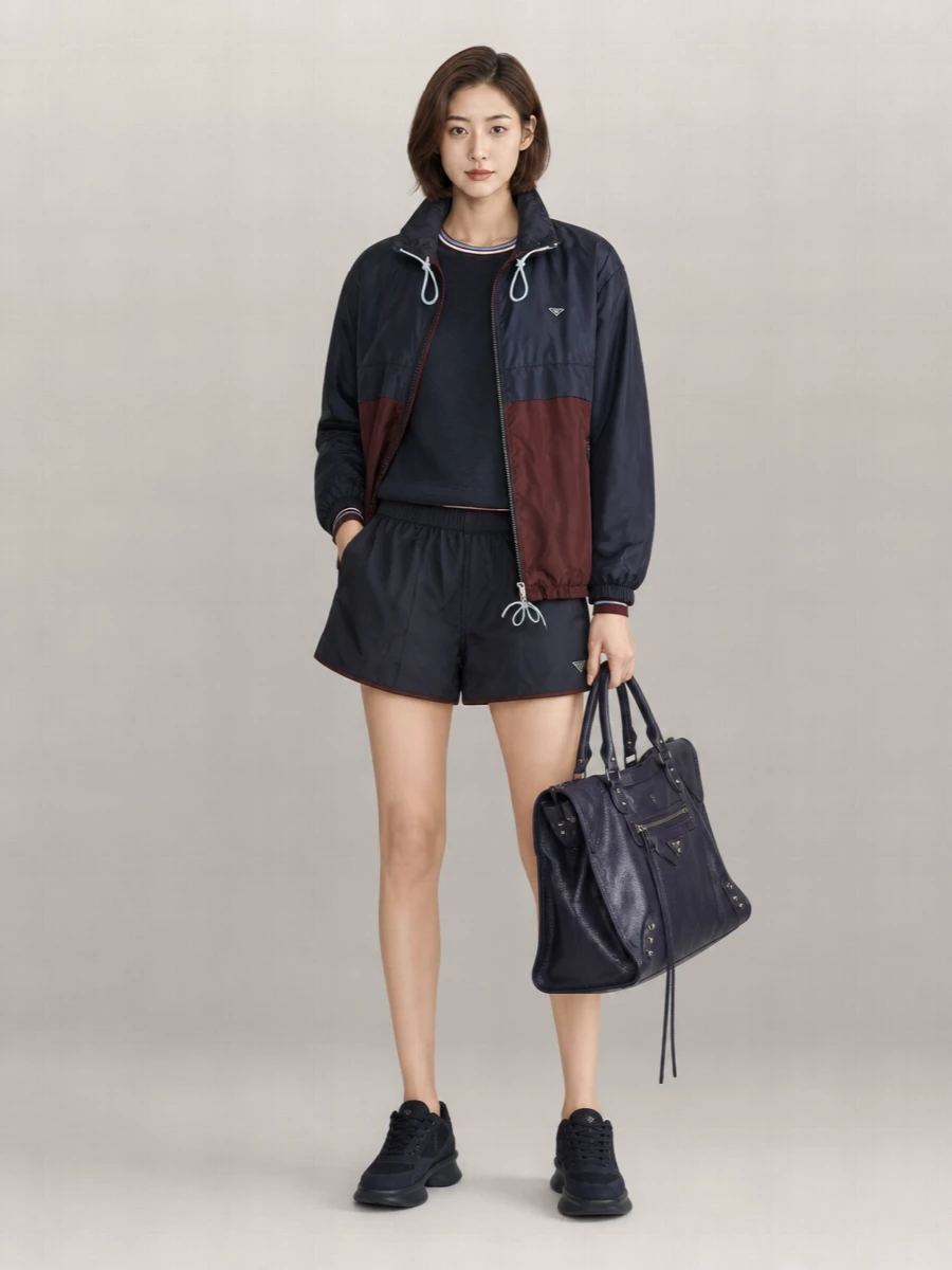 Prada Two-Tone Bomber Jacket