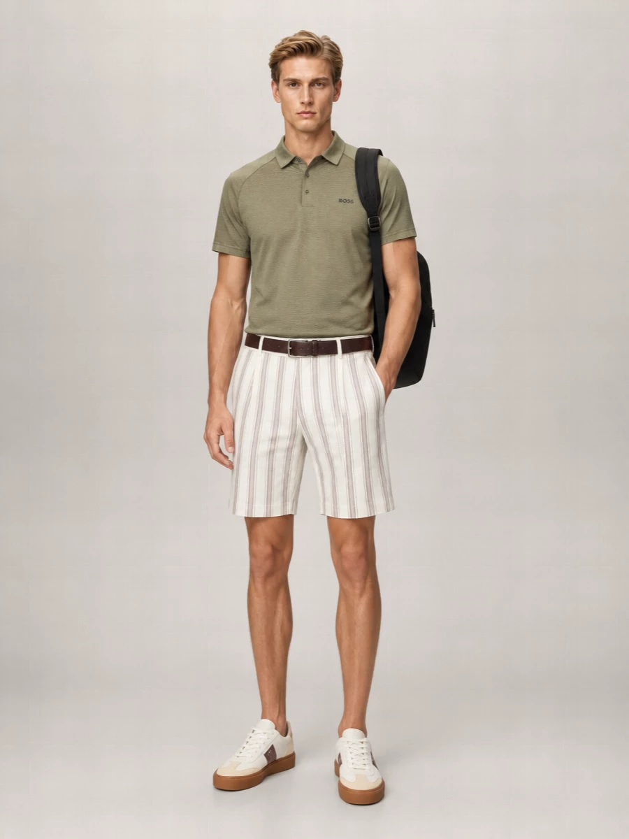 Boss Slim-Fit Short-Sleeve Polo Shirt